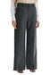 tailored flannel trousers for