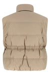 vest in quilted water-repellent fabric