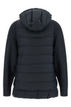 quilted and padded water-repellent matte nylon down jacket