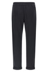cotton and silk interlock joggers