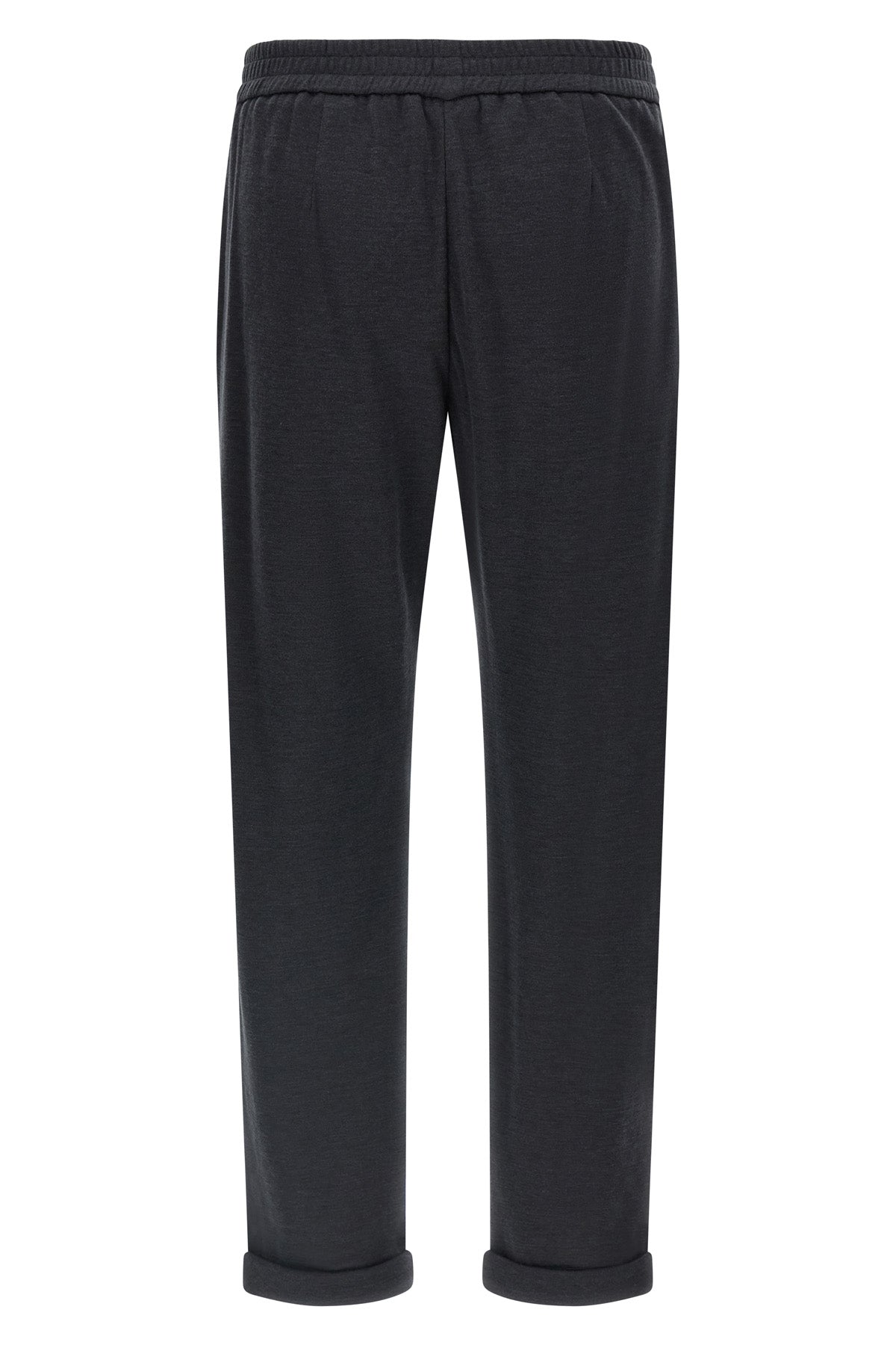cotton and silk interlock joggers