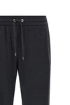 cotton and silk interlock joggers