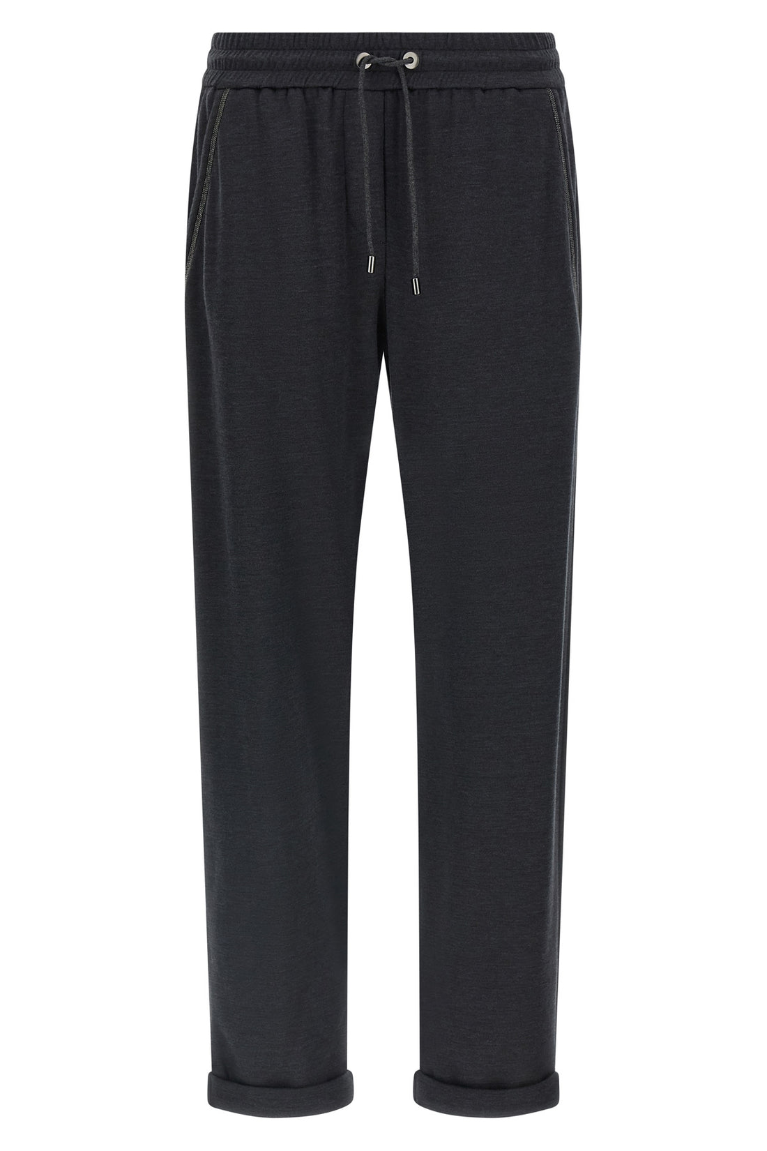 BRUNELLO CUCINELLI M cotton and silk interlock joggers