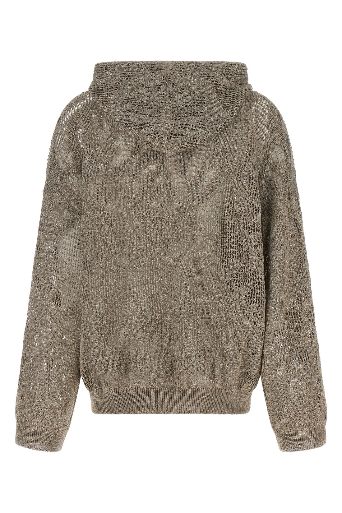BRUNELLO CUCINELLI XL the brunello cucinelli hooded sweater redefines the concept of knitwear through