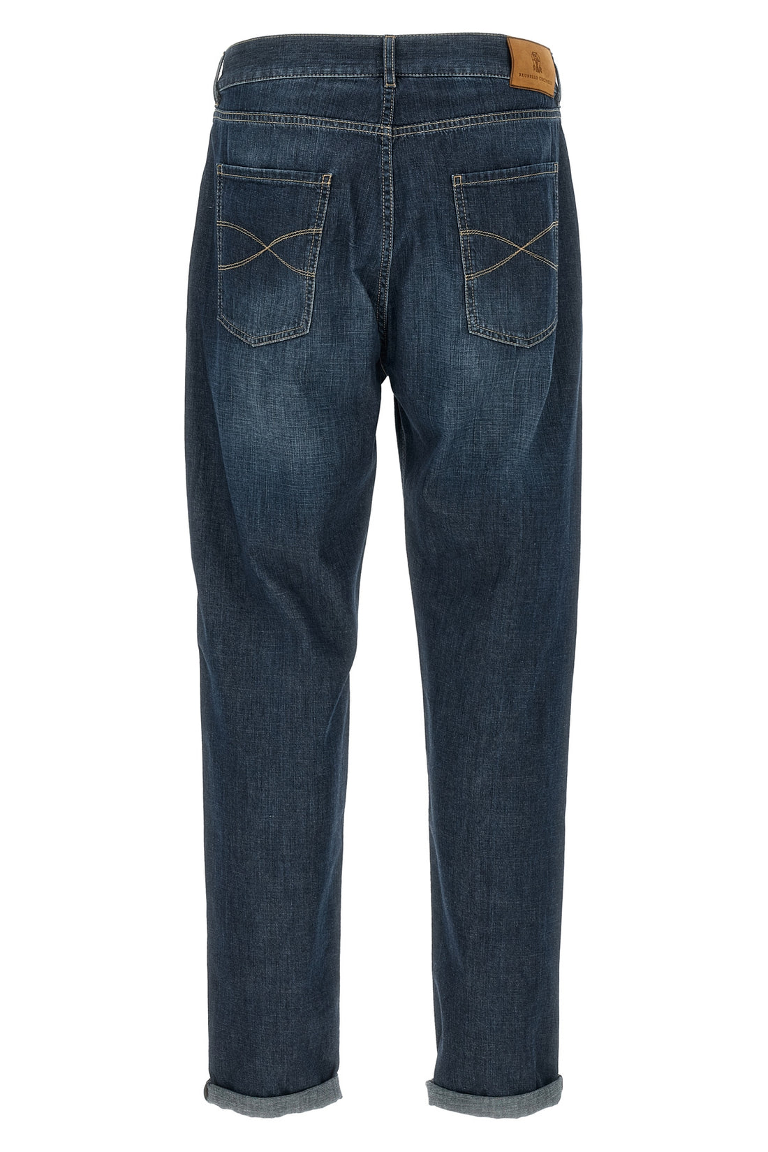 BRUNELLO CUCINELLI 48 old light denim jeans