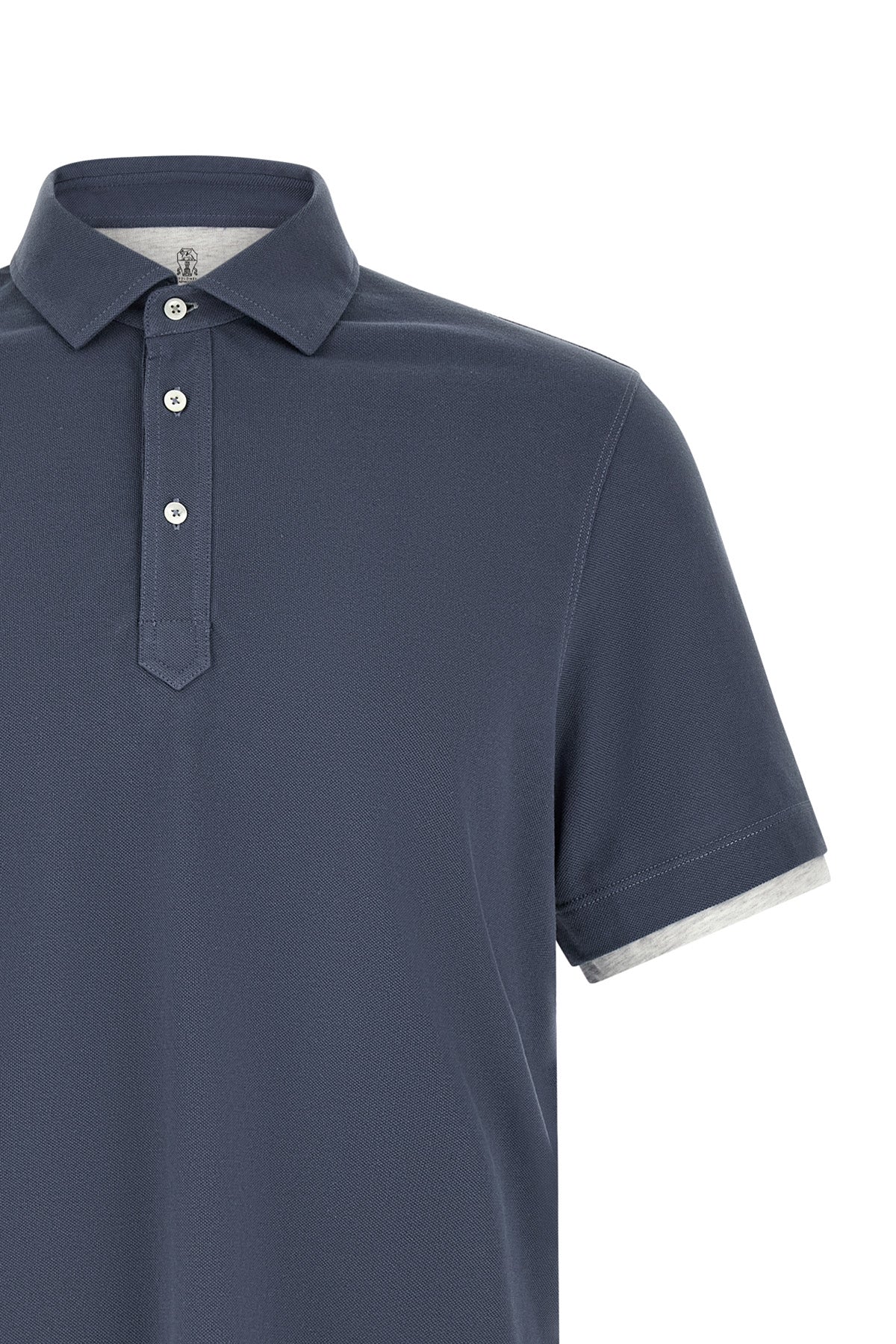 pure cotton piquet polo shirt