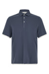 pure cotton piquet polo shirt