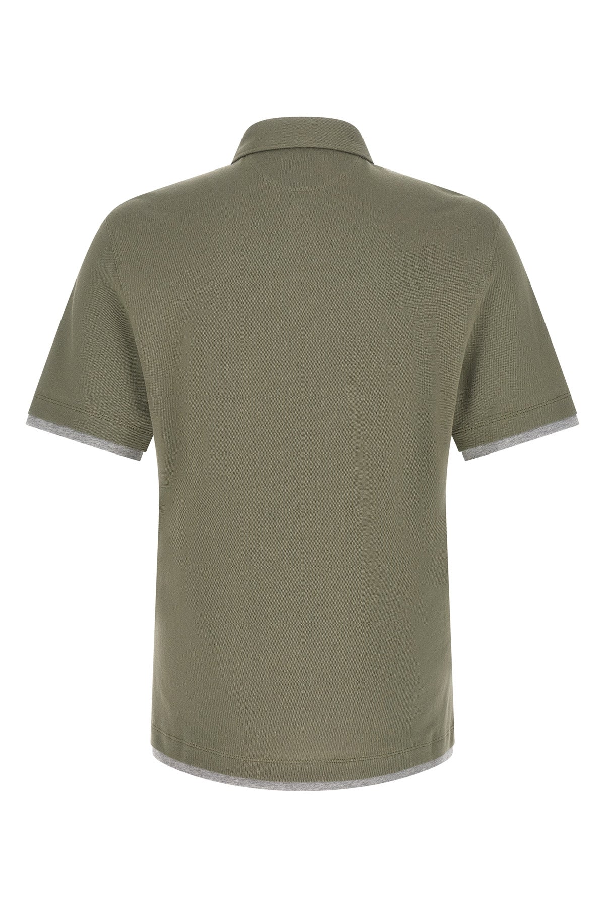 piqué cotton polo shirt