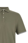piqué cotton polo shirt
