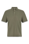 piqué cotton polo shirt