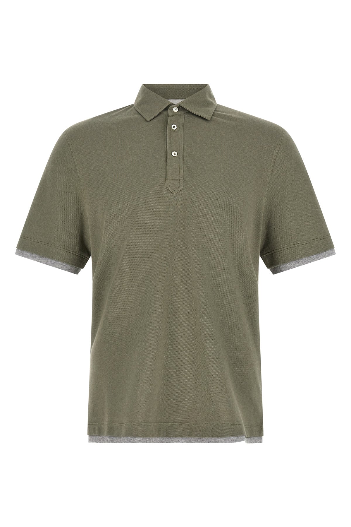 piqué cotton polo shirt