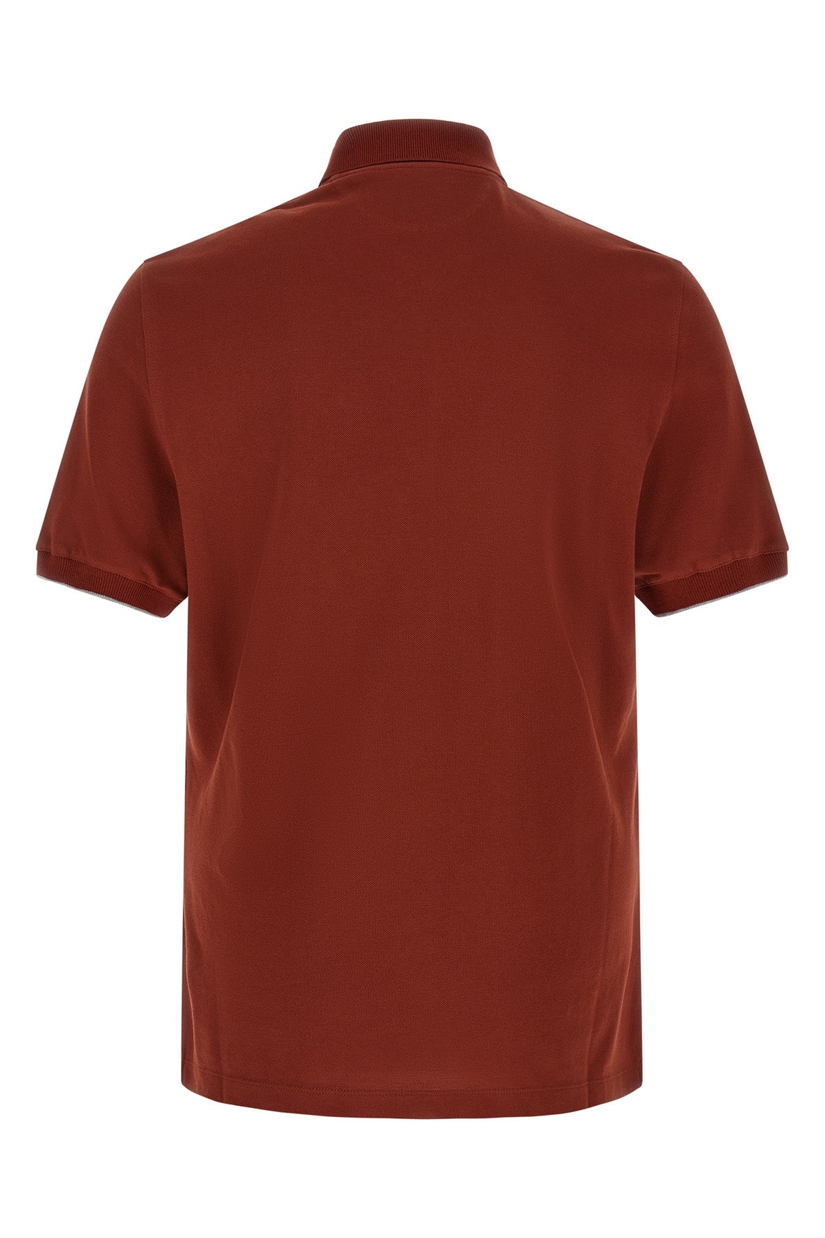 the brunello cucinelli pure cotton piqué polo shirt