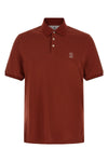 the brunello cucinelli pure cotton piqué polo shirt