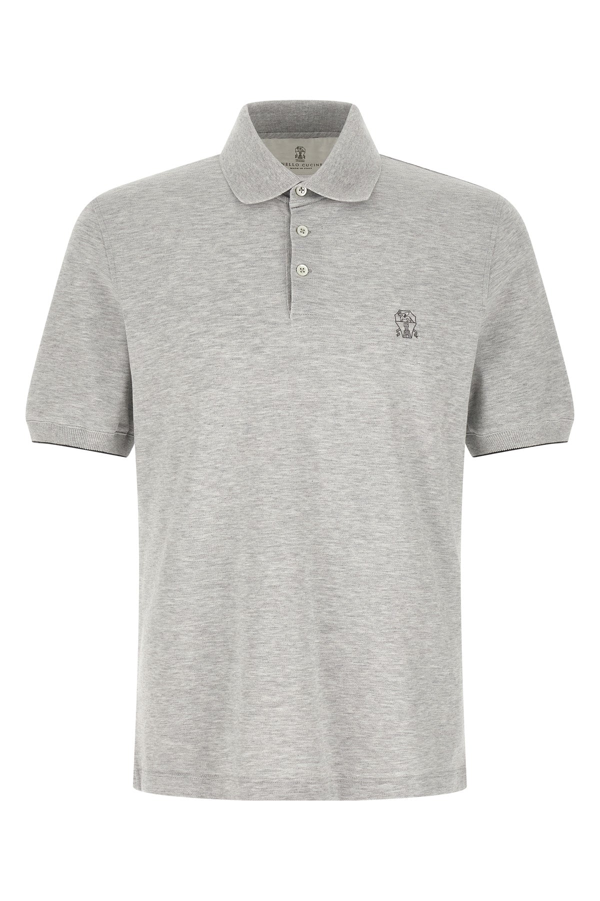 cotton piqué polo shirt