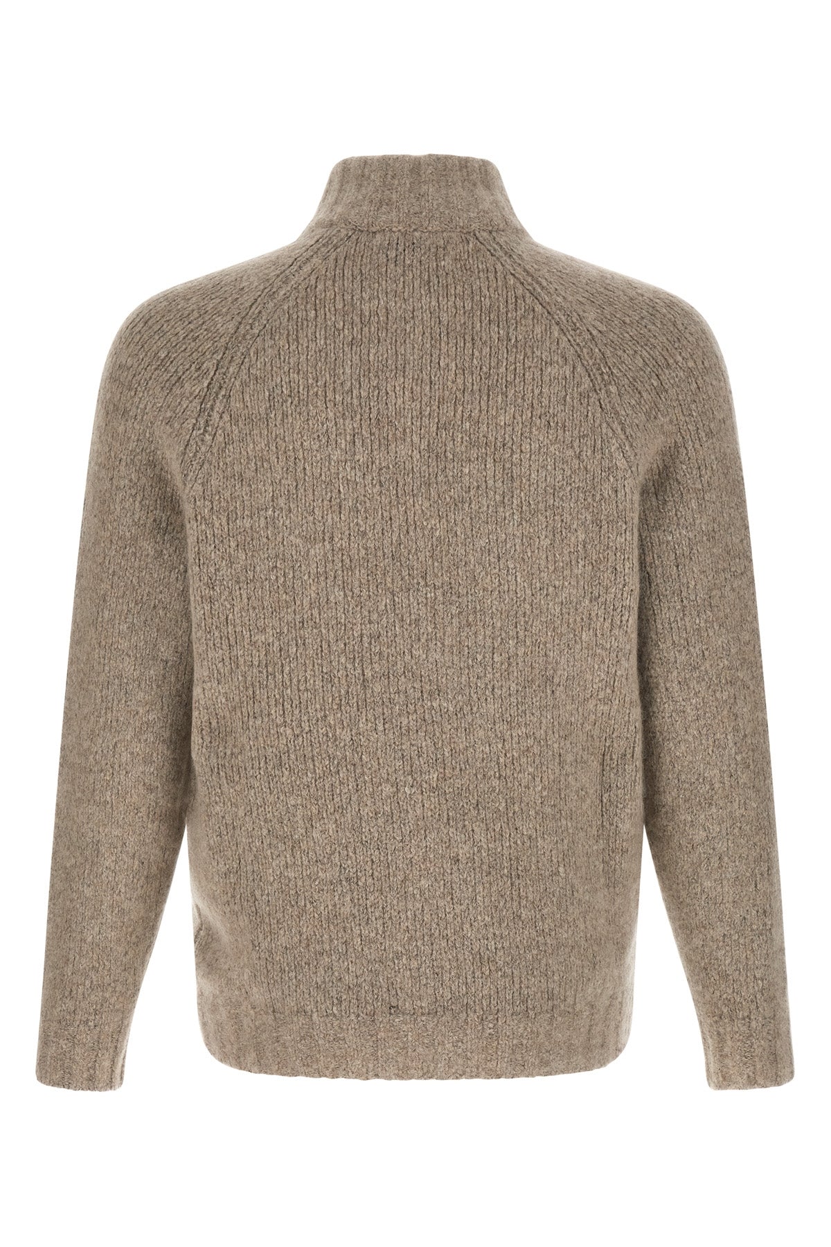 the brunello cucinelli cardigan in fine shaved cashmere and silk sweater