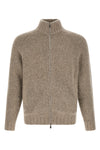 the brunello cucinelli cardigan in fine shaved cashmere and silk sweater