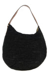 meva shoulder bag in crocheted raffia