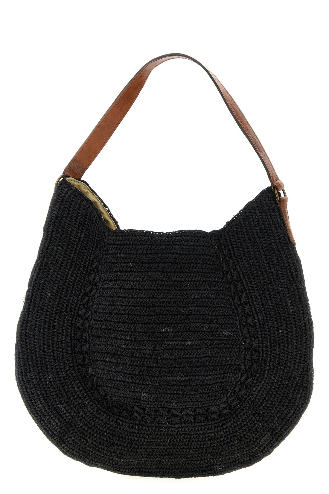 IBELIV OS meva shoulder bag in crocheted raffia