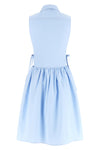 midi dress in cotton poplin