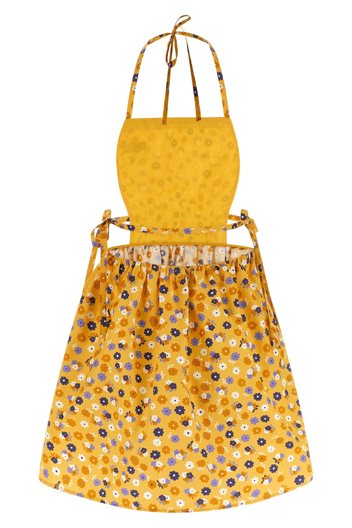mini dress in cotton poplin