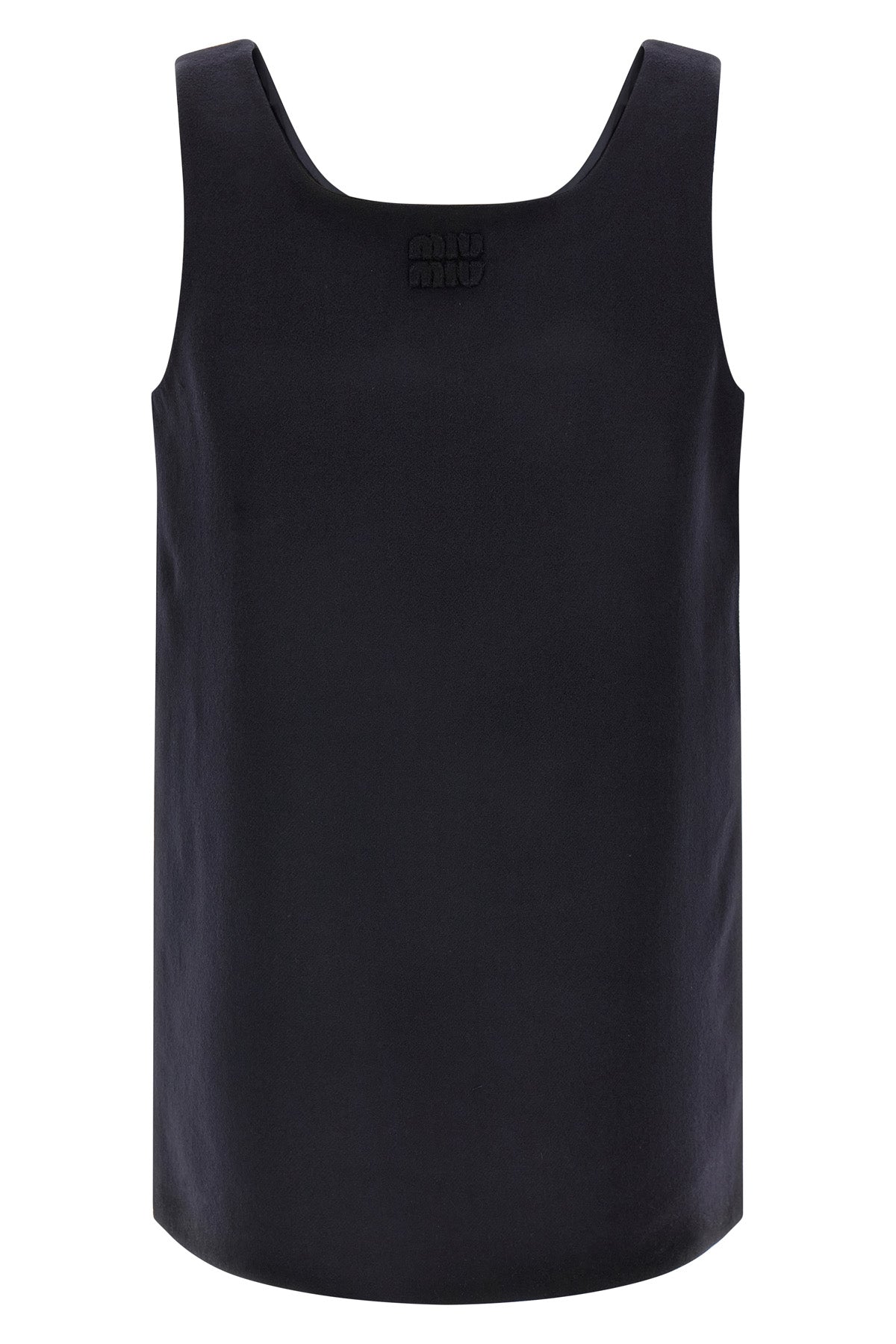 the miu miu waxed double wool short dress redefines the codes of contemporary
