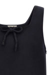 the miu miu waxed double wool short dress redefines the codes of contemporary
