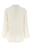 silk crêpe blazer jacket
