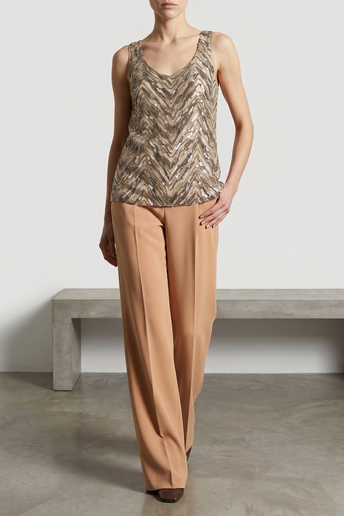 crispy silk top