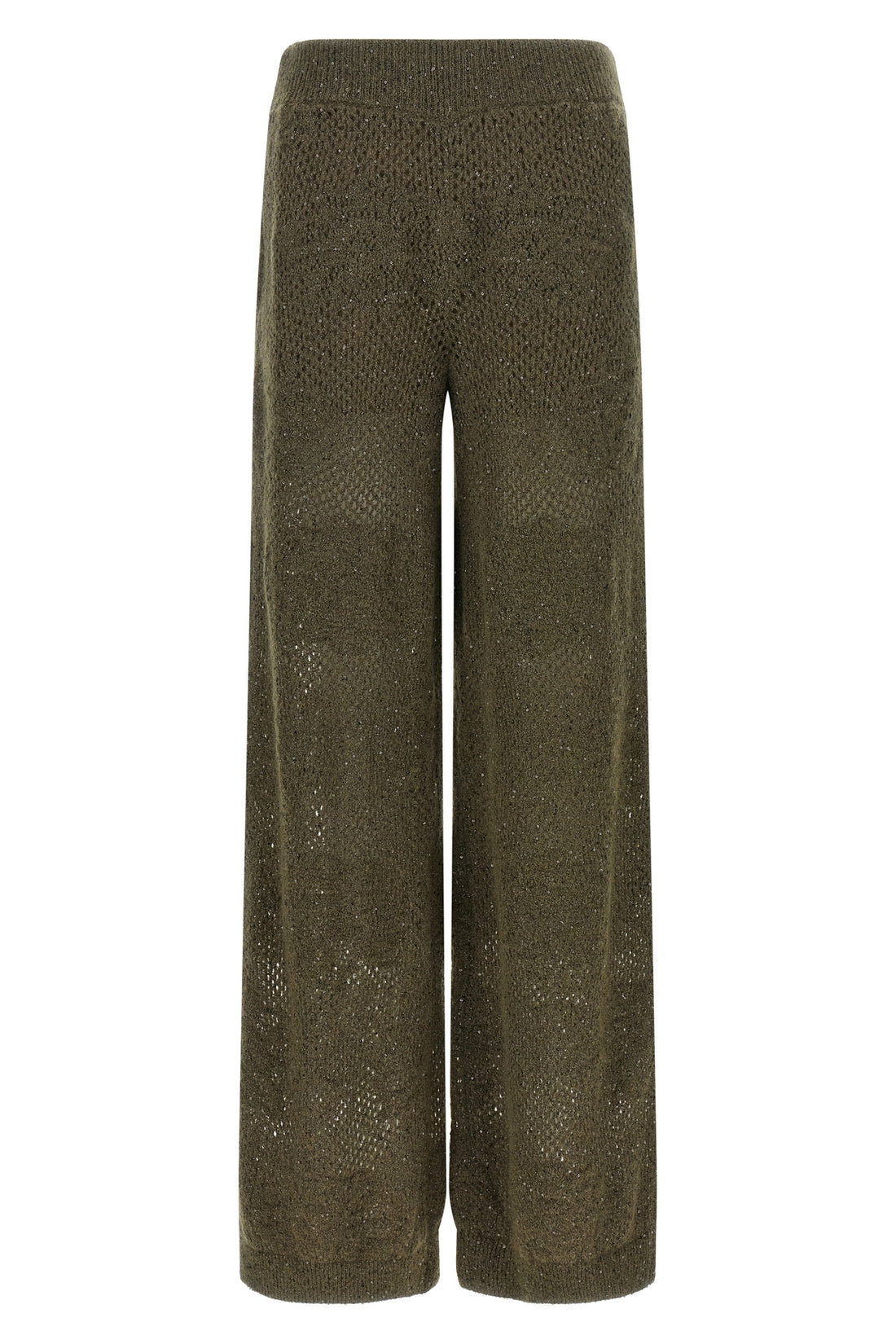 BRUNELLO CUCINELLI M brunello cucinelli track flower lace trousers redefine the concept of relaxed