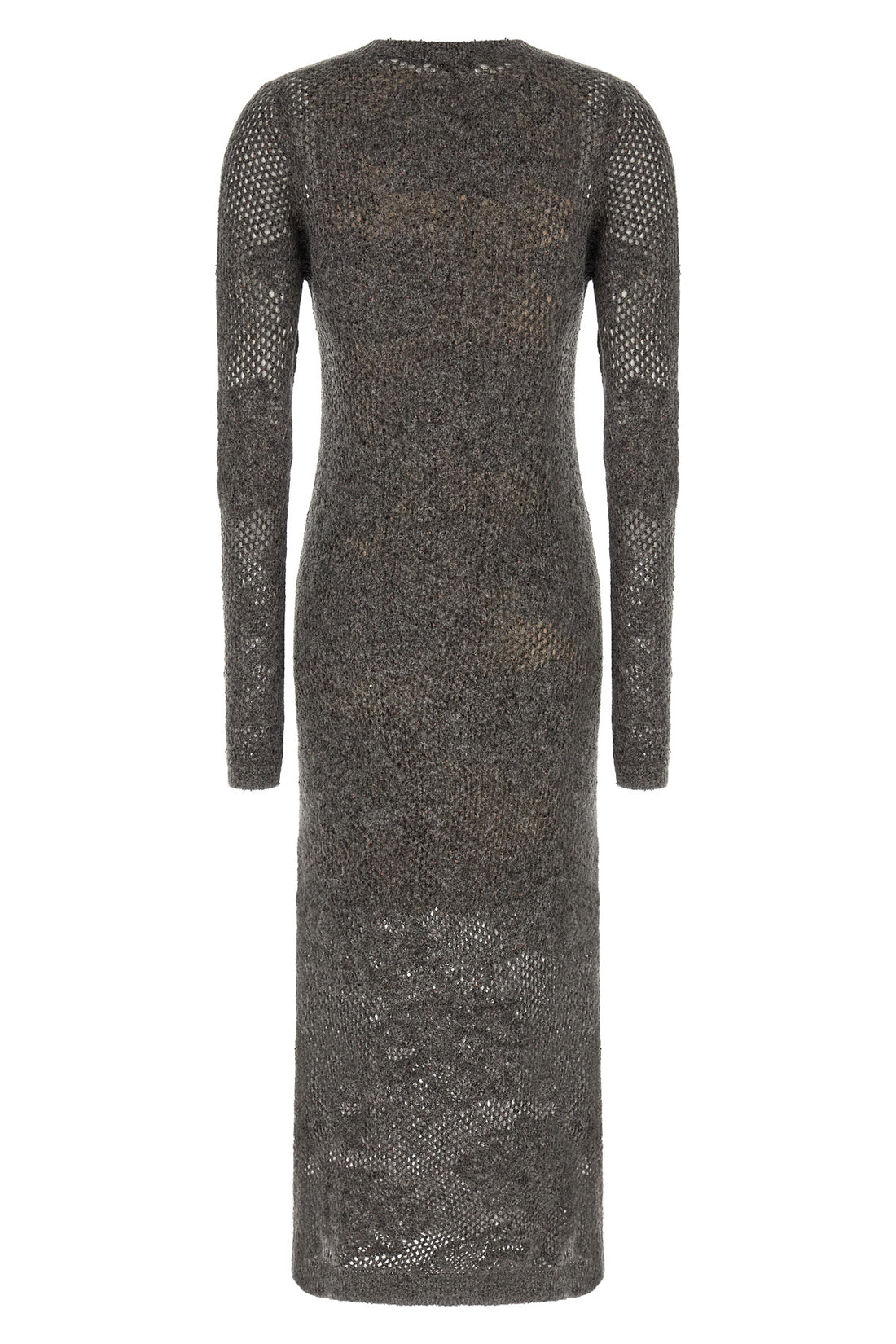BRUNELLO CUCINELLI M the brunello cucinelli flower lace long dress stands out for its complex mesh