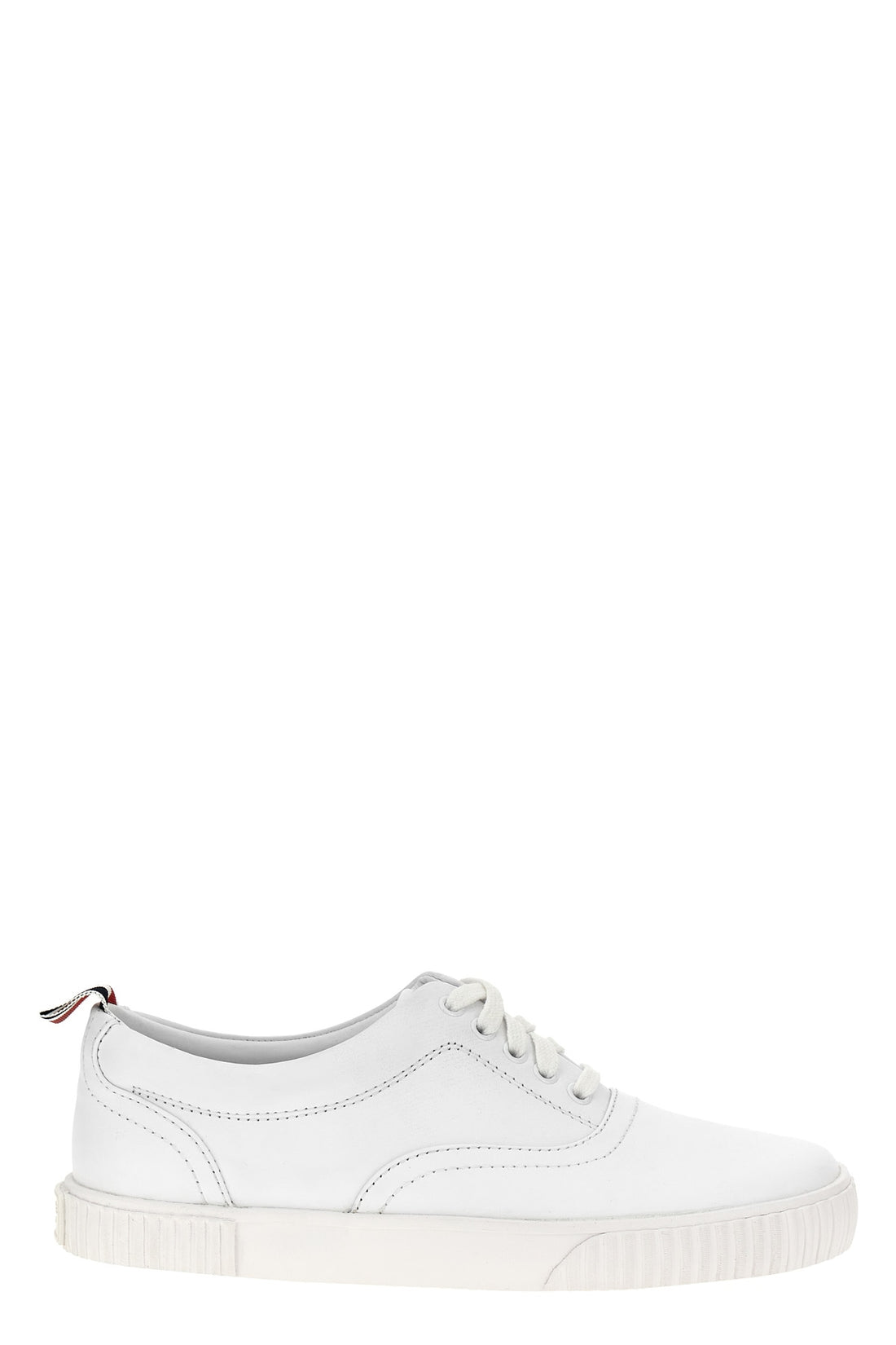 THOM BROWNE 8 heritage leather sneakers