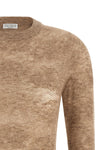 the brunello cucinelli silk and alpaca blend sweater embodies the excellence of