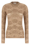 the brunello cucinelli silk and alpaca blend sweater embodies the excellence of
