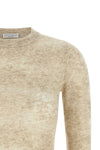 brunello cucinellis flower lace sweater in silk and alpaca blend embodies the