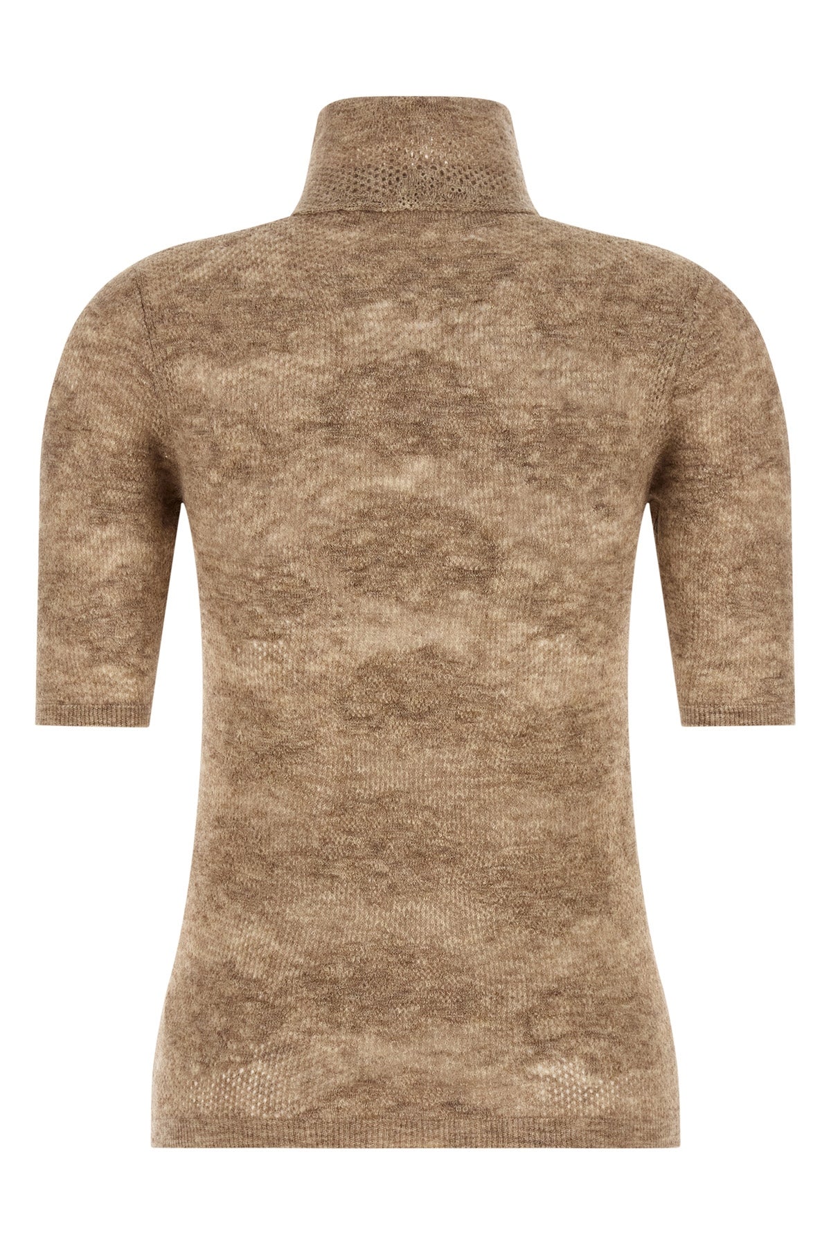 openwork sweater in silk