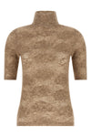 openwork sweater in silk
