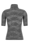 openwork sweater in silk