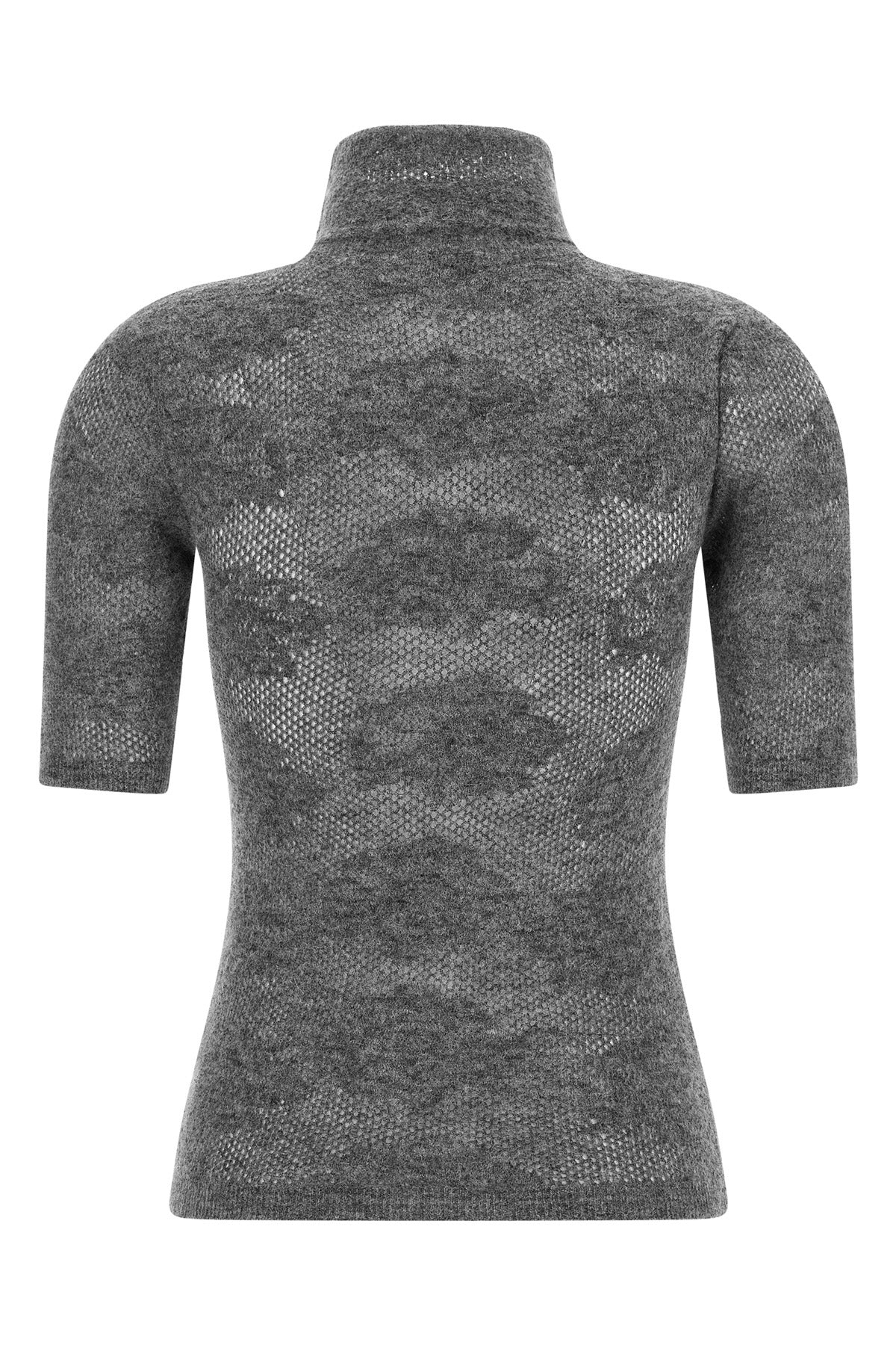 openwork sweater in silk