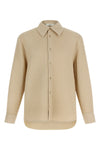 oseary waffle knitted cotton fabric overshirt