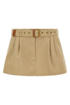 old cotton gabardine mini skirt