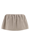 old cotton twill mini skirt