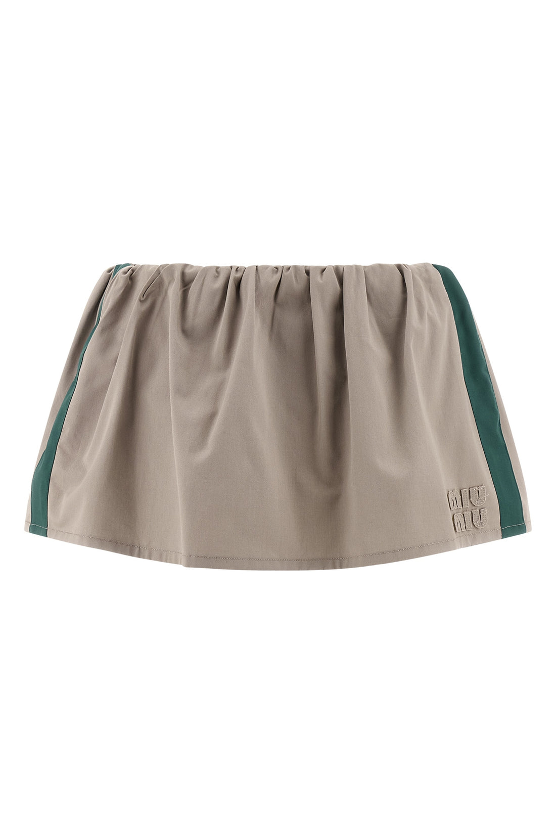 MIU MIU 38 old cotton twill mini skirt