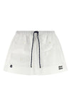 mini skirt in cotton poplin