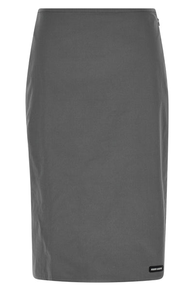 the miu miu sheath skirt reinterprets the sartorial codes of the nineties throug