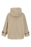 double-breasted jacket in water-repellent technical fabric