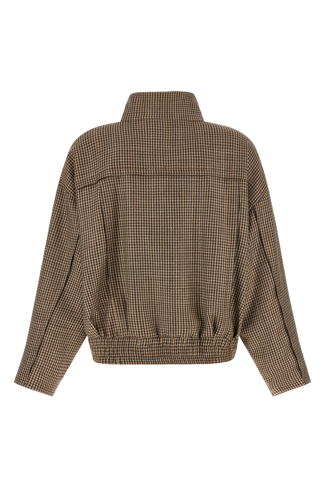 BRUNELLO CUCINELLI 36 prince of wales-patterned virgin wool jacket woven