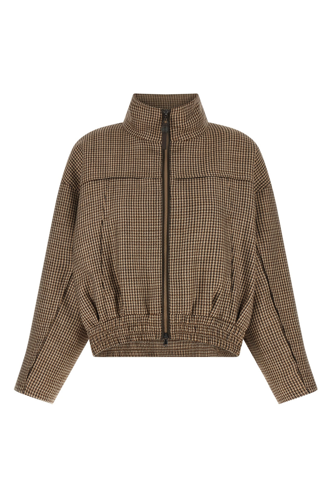 BRUNELLO CUCINELLI 36 prince of wales-patterned virgin wool jacket woven