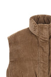 the brunello cucinelli feather padded vest redefines the volumes of outerwear th