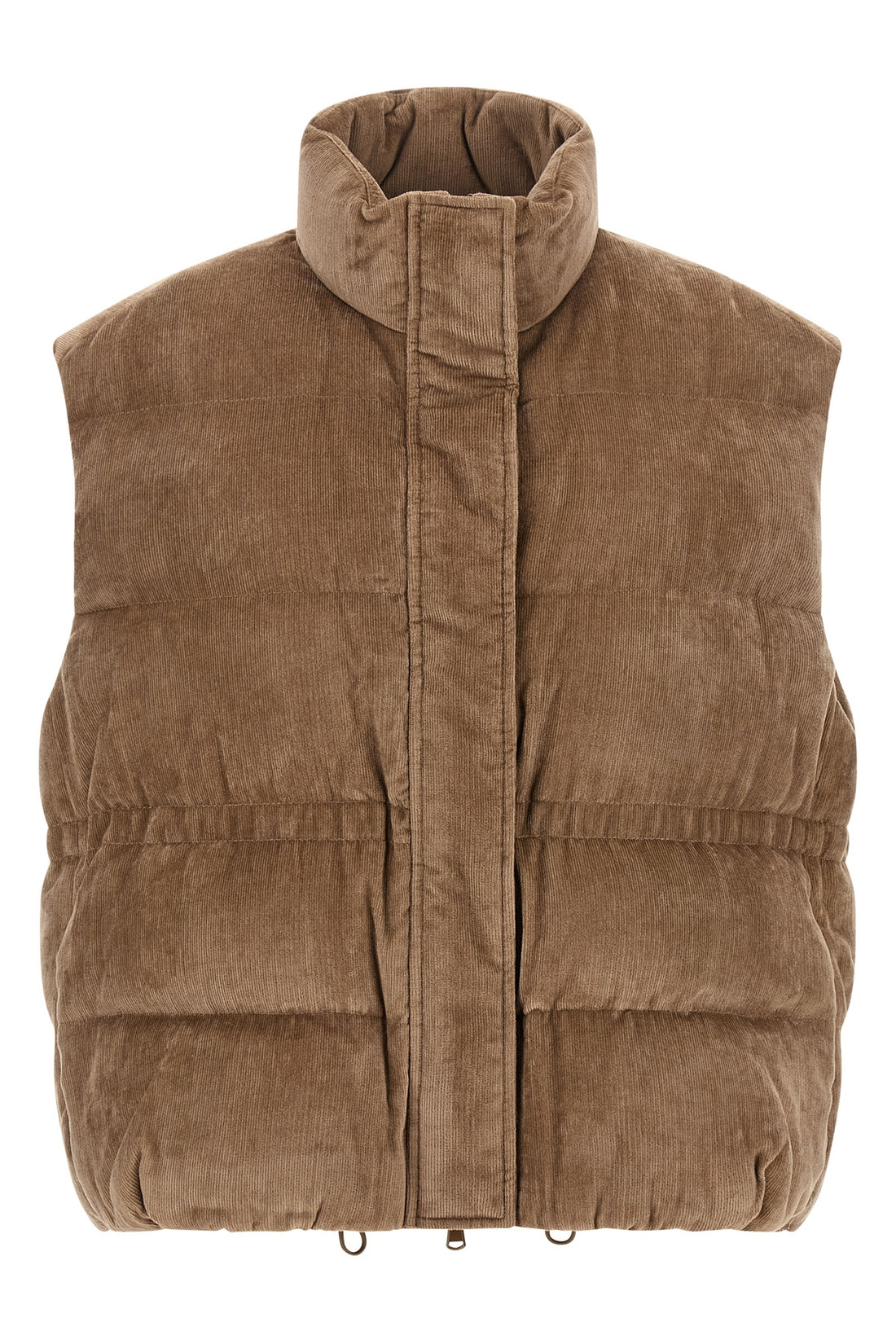 BRUNELLO CUCINELLI 38 the brunello cucinelli feather padded vest redefines the volumes of outerwear th