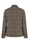 double-breasted cashmere blend blazer